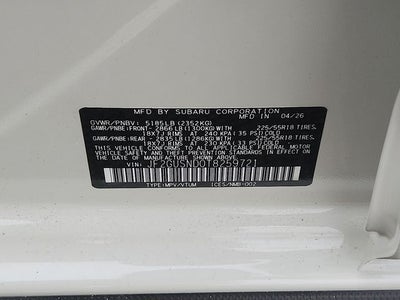 2026 Subaru CROSSTREK Limited Hybrid