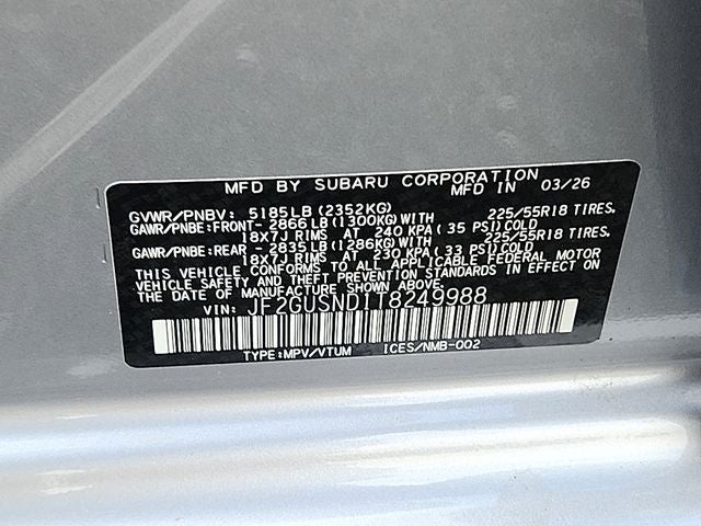 2026 Subaru CROSSTREK Limited Hybrid