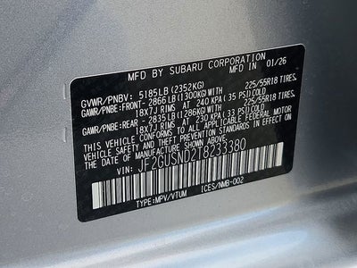 2026 Subaru CROSSTREK Limited Hybrid