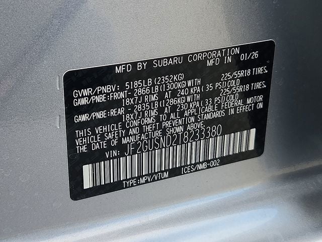 2026 Subaru CROSSTREK Limited Hybrid