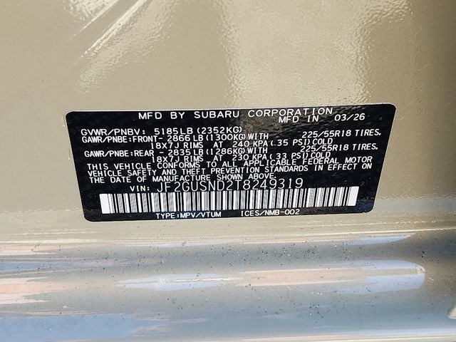 2026 Subaru CROSSTREK Limited Hybrid