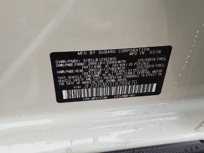 2026 Subaru CROSSTREK Limited Hybrid