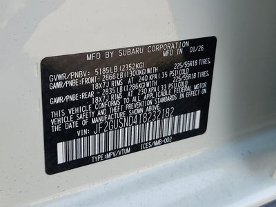 2026 Subaru CROSSTREK Limited Hybrid