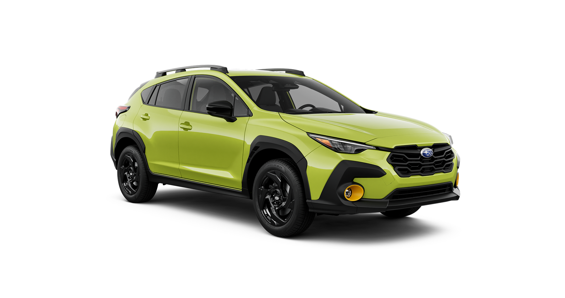 2027 Subaru Crosstrek Sport Hybrid Shown in Citron Yellow Pearl