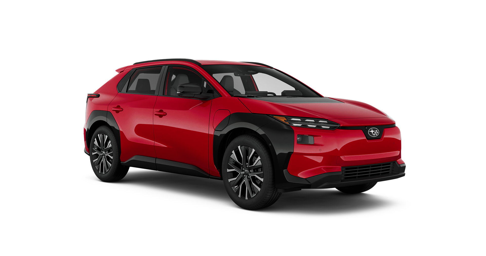 2027 Subaru Solterra Limited XT Shown in Elemental Red Pearl