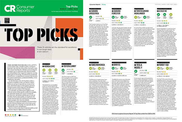 Consumer Reports Top Picks | i.g. Burton Subaru of Glen Burnie in Glen Burnie MD