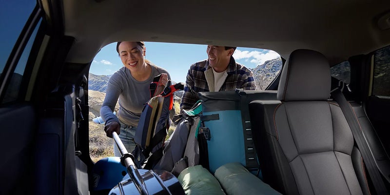 Flexible Cargo Space Loaded with Travel Equipment