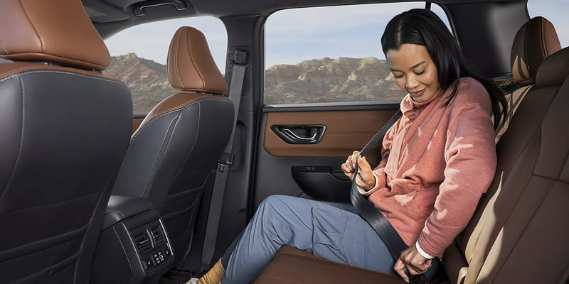 Comfortable Rear Seating with Passenger Amenities