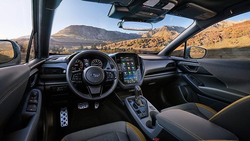 Subaru Crosstrek interior, dashboard and front cabin