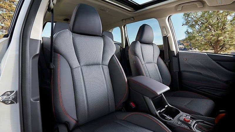 2024 Subaru Forester interior, front seats and dashboard