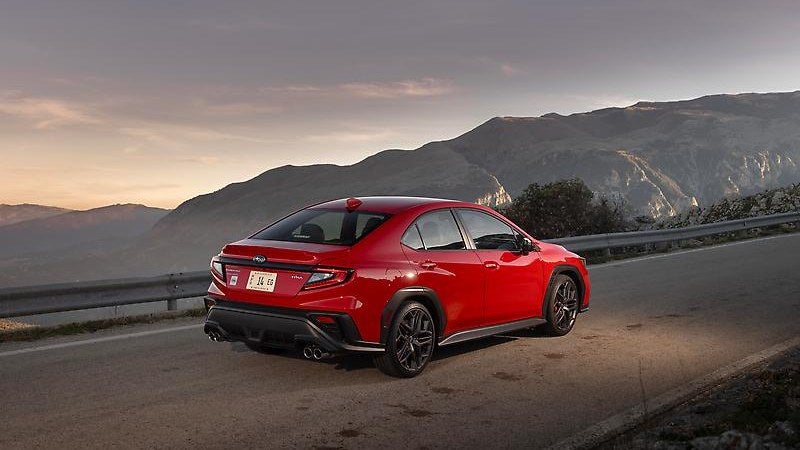 2024 Subaru WRX sport sedan, front three-quarter